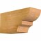 Ekena Millwork Ridgewood Rough Sawn Rafter Tail, Western Red Cedar, 6"W x 8"H x 16"L RFT06X08X16RID00RWR - alternate 1